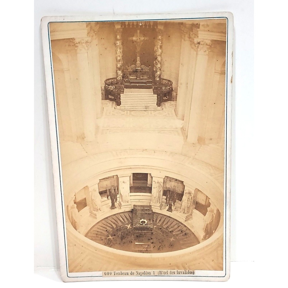 Photograph -Cabinet Card - Tomb of Napoleon I